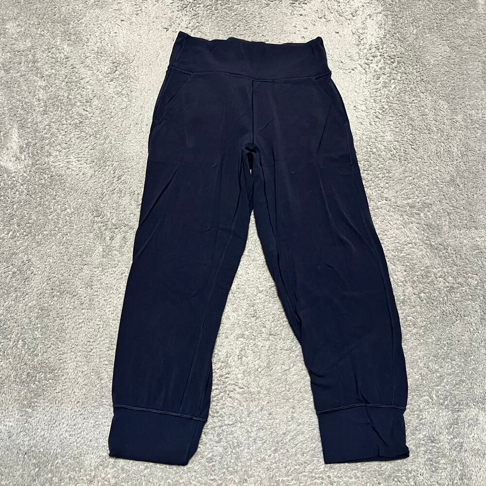 Lululemon Pants Women 6 Blue Align Jogger Crop 23" Gym Yoga Workout W6ATAS